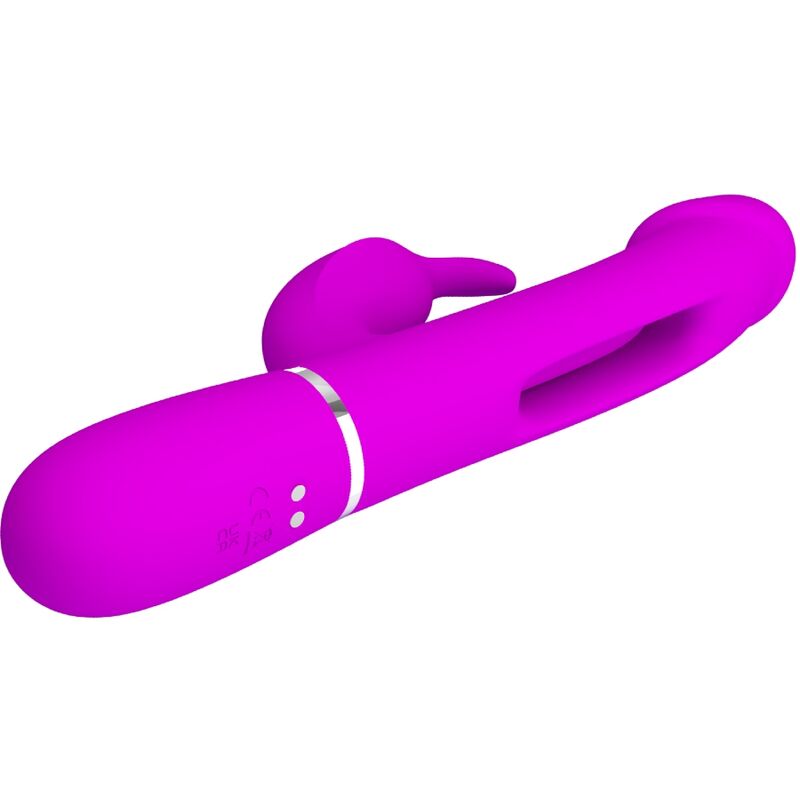 PRETTY LOVE - VIBRADOR COELHO DEJON 3 EM 1 MULTIFUNO AQUA VERDE