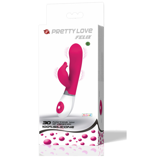 PRETTY LOVE - VIBRADOR COM ESTIMULADOR FELIX