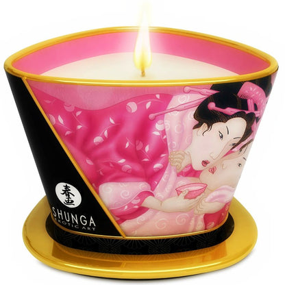 SHUNGA - MINI CARESS BY CANDELIGHT VELA DE MASSAGEM 170 ML