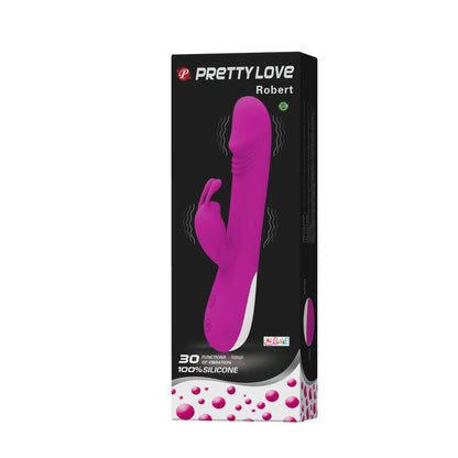 PRETTY LOVE - VIBRADOR ROBERT COM ESTIMULADOR DE CLITÓRIS