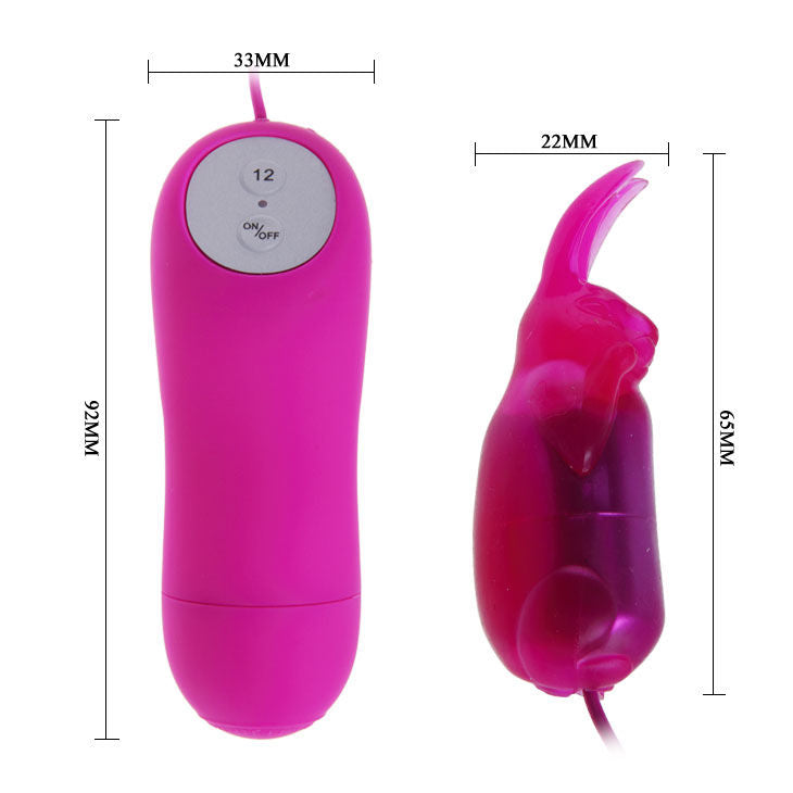 BAILE - VIBRADOR COELHO SECRETO PRETTY LOVE 12 VELOCIDADES