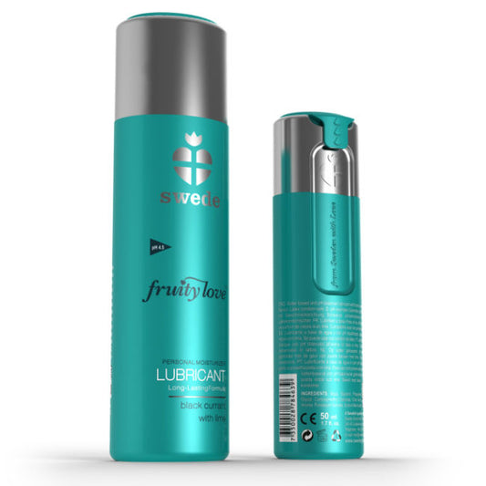 SWEDE - FRUITY LOVE LUBRIFICANTE GROSELHA PRETA LIMÃO 50 ML