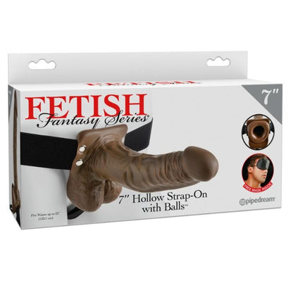 FETISH FANTASY SERIES - 7 STRAP-ON OCO COM BOLAS