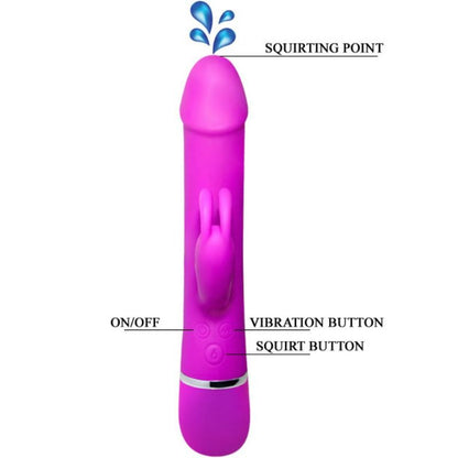 PRETTY LOVE - VIBRADOR HENRY COM 12 MODOS DE VIBRAO E FUNO SQUIRT