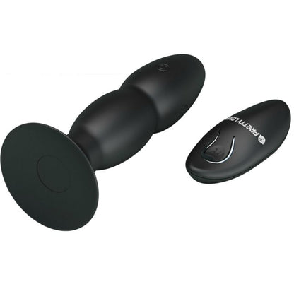 PRETTY LOVE - VIBRADOR LOVE PLUG E ROTAO POR CONTROLE REMOTO