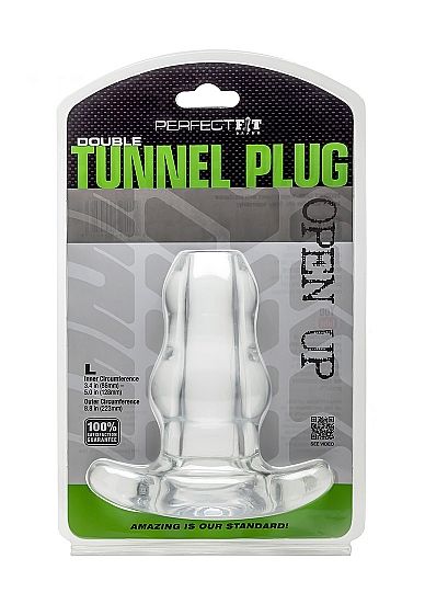 PERFECT FIT BRAND - TUNEL DUPLO PLUG XL GRANDE TRANSPARENTE