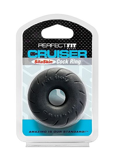 PERFECT FIT BRAND - FAT BOY SILASKIN CRUISER RING PRETO