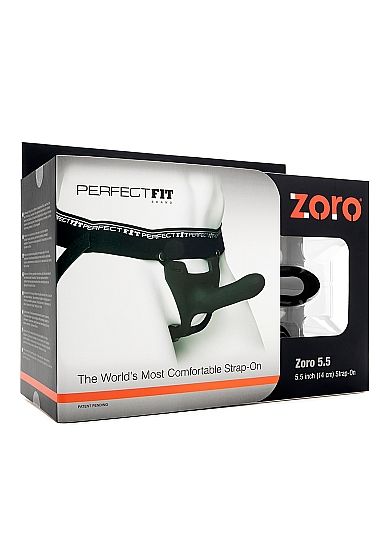 PERFECT FIT BRAND - ZORO STRAP ON 5.5 W S/M WAISTBAND PRETO