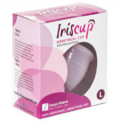 IRISCUP - COPO GRANDE DO MÊS ROSA + SACO ESTERILIZADOR GRATUITO