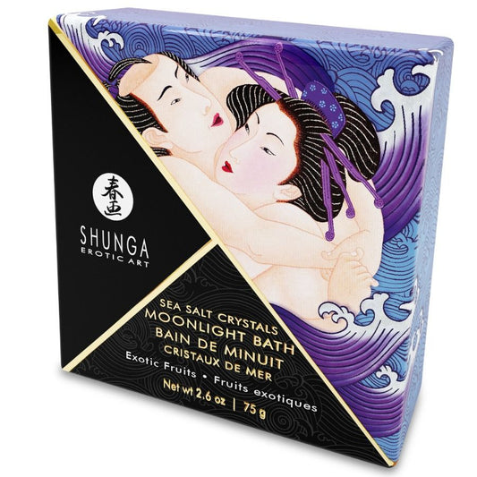 SHUNGA - SAIS DE BANHO EXÓTICOS COM SABOR ROXO 75 GR