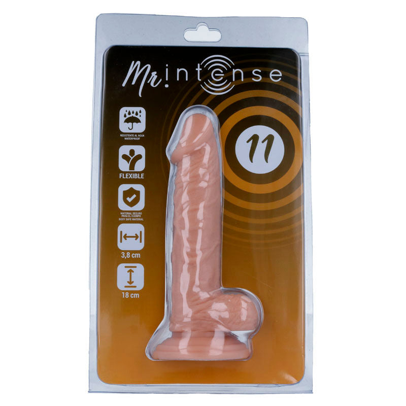 MR INTENSE - 11 REALISTIC PENIS 18 CM -O- 3.8 CM