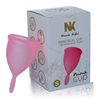 NINA KIKÍ - COPO MENSTRUAL ROSA TAMANHO S