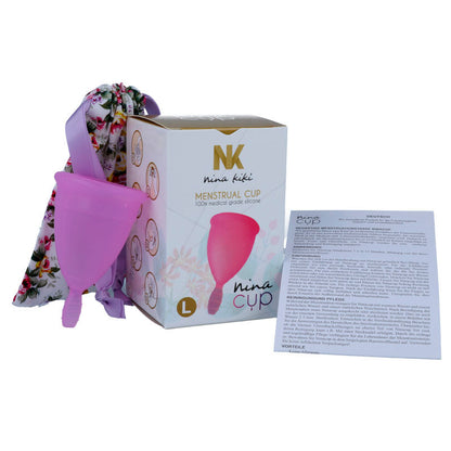 NINA KIKÍ - COPO MENSTRUAL ROXO TAMANHO L