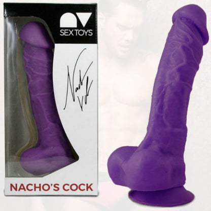 NACHO VIDAL - NACHO VIDAL PÊNIS ARTICULADO PLICA 24CM LILA