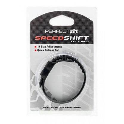 PERFECT FIT BRAND - SPEED SHIFT COCK RING PRETO