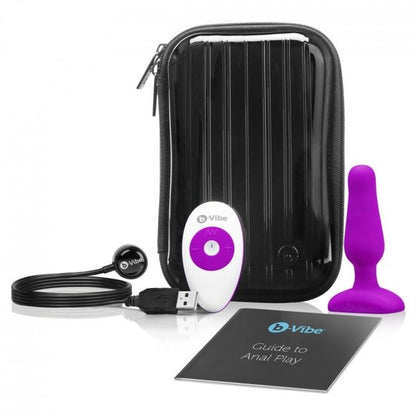 B-VIBE - NOVICE CONTROLE REMOTO PLUG ANAL FÚCSIA