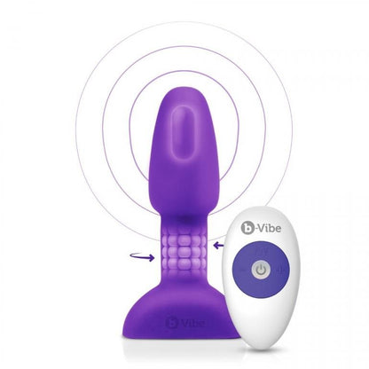 B-VIBE - RIMMING CONTROLE REMOTO PLUG ANAL PETITE LILAC