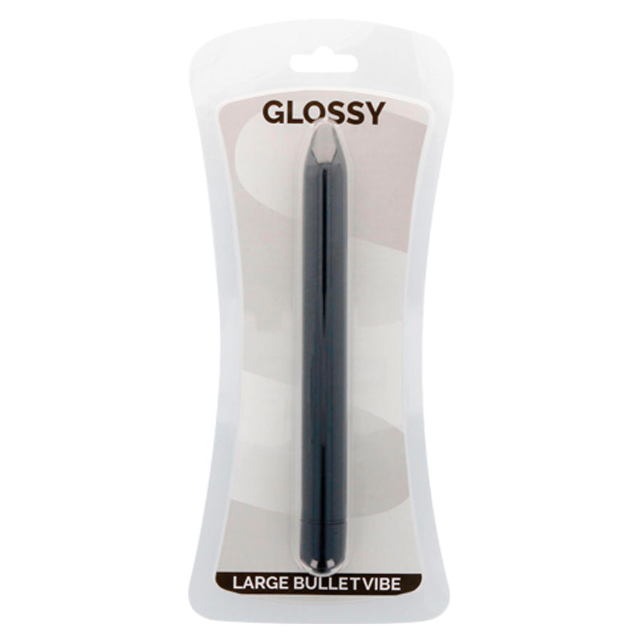 GLOSSY - VIBRADOR SLIM PRETO