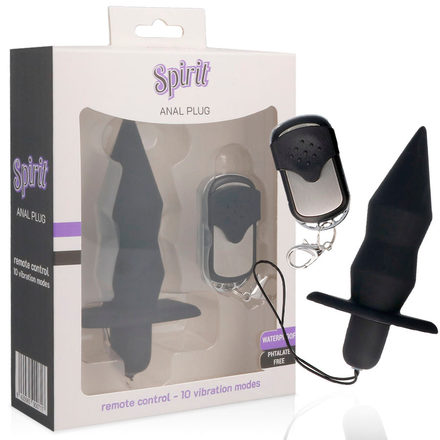 SPIRIT - PLUGUE ANAL DE CONTROLE REMOTO PRETO