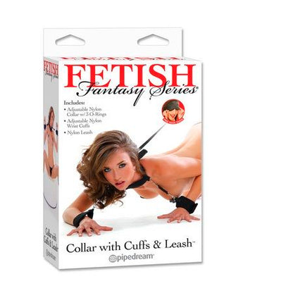 FETISH FANTASY SERIES - COLAR FETICHE COM PUNHOS E TRELA