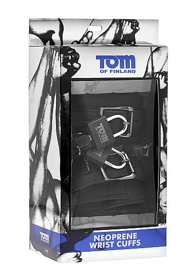 TOM OF FINLAND - PUNHOS DE PULSO NEOPRENE DE COM FECHO