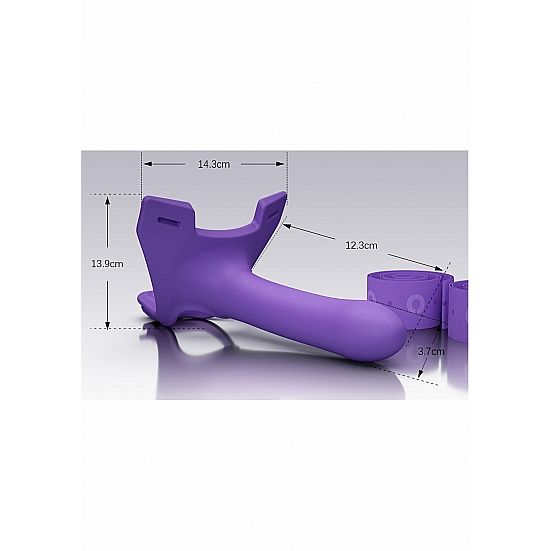 PERFECT FIT BRAND - ZORO STRAP ON 5.5 W WAISTBAND VIOLET