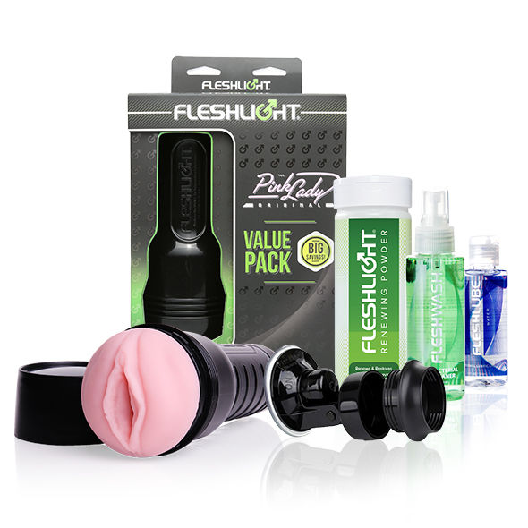 FLESHLIGHT - KIT MARTURBADOR VAGINA PINK LADY