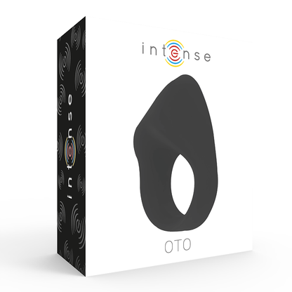 INTENSE - ANEL VIBRADOR RECARREGVEL OTO PRETO