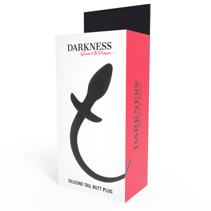 DARKNESS - PLUG ANAL 28 CM SILICONE PRETO