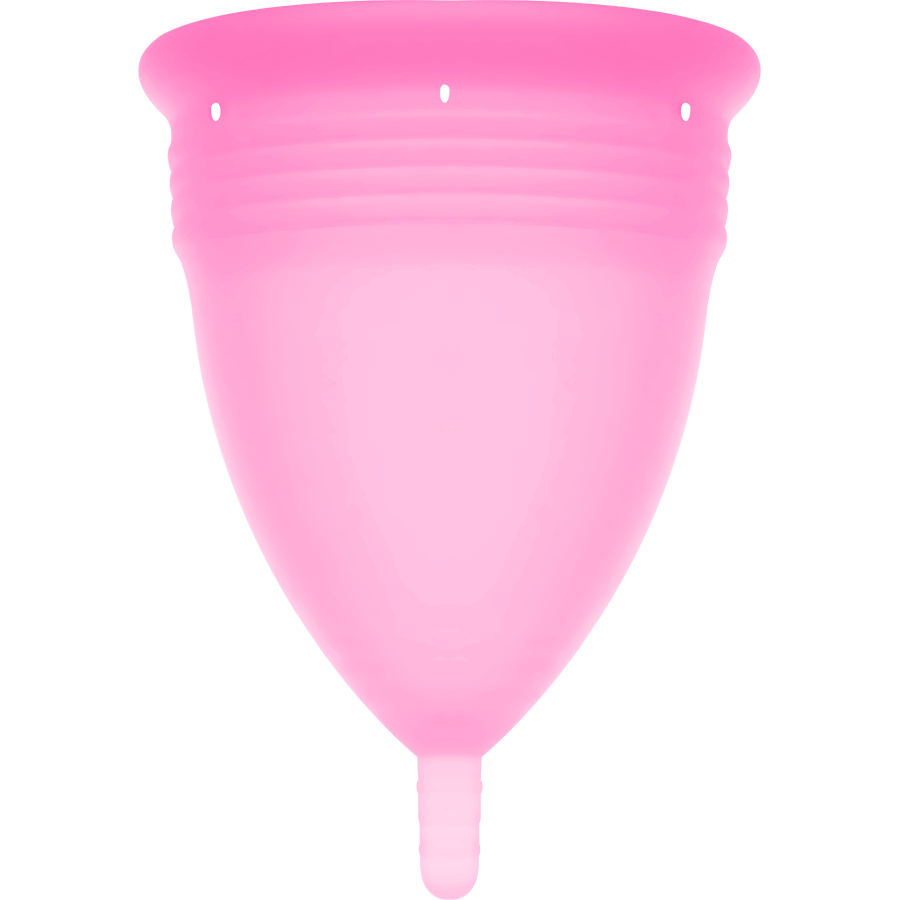 STERCUP - COPO MENSTRUAL DE SILICONE FDA TAMANHO L ROSA