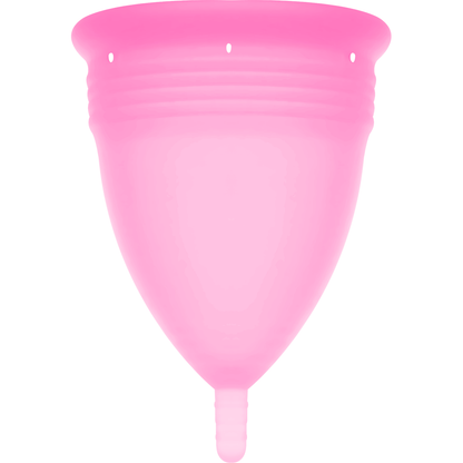 STERCUP - COPO MENSTRUAL DE SILICONE FDA TAMANHO L ROSA