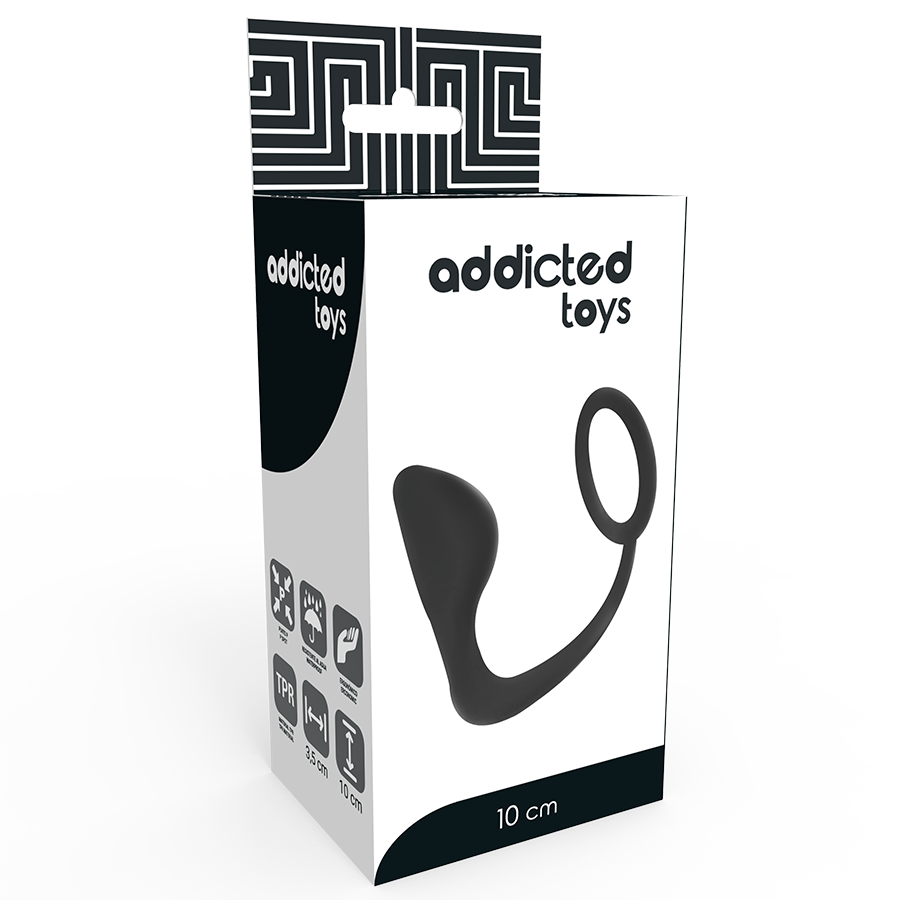 ADDICTED TOYS - PLUG ANAL COM ANEL DE PÊNIS