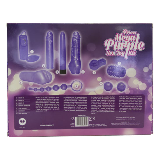 TOYJOY - SÓ PARA VOCÊ KIT DE BRINQUEDOS SEXUAIS MEGA ROXO