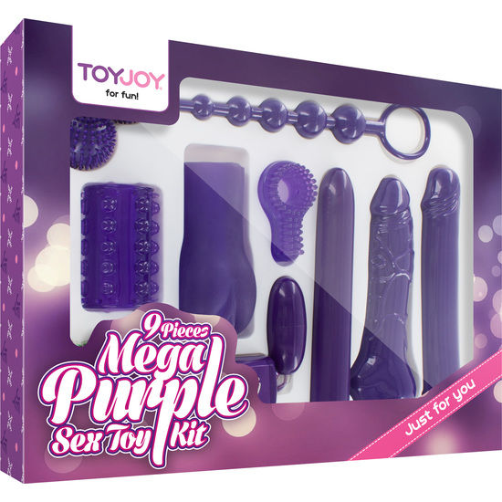 TOYJOY - SÓ PARA VOCÊ KIT DE BRINQUEDOS SEXUAIS MEGA ROXO