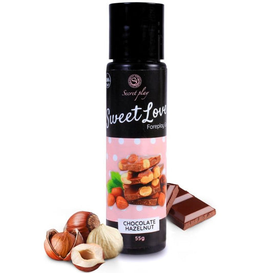 SECRETPLAY - GEL  DOCE AMOR CHOCOLATE COM AVELÃ 60 ML