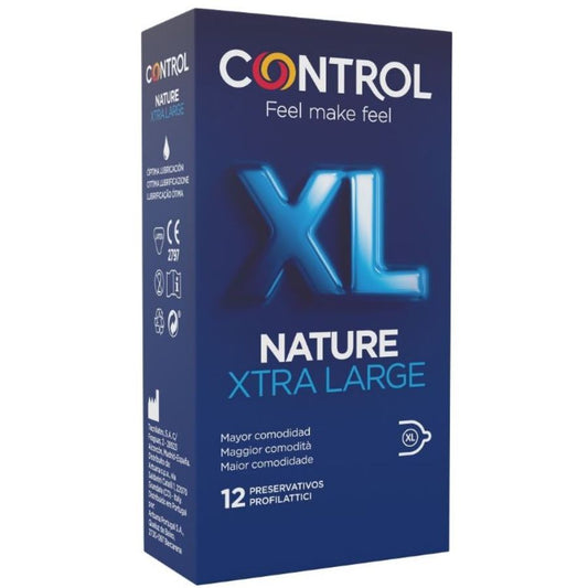 CONTROL - PRESERVATIVOS NATURE XL 12 UNIDADES