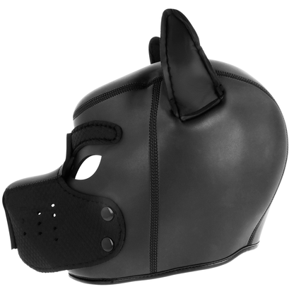 DARKNESS - MSCARA DE NEOPRENE PARA CES COM FOCINHO REMOVÍVEL L