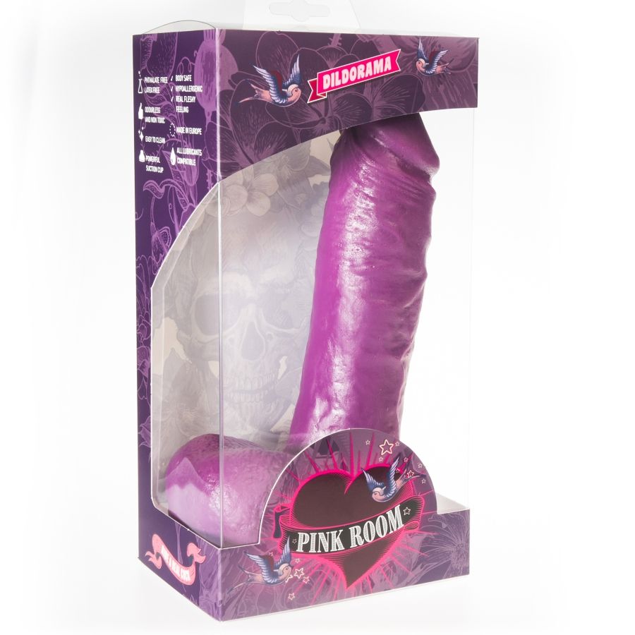 PINK ROOM - ANTON DILDO REALISTA ROXO 21,5 CM