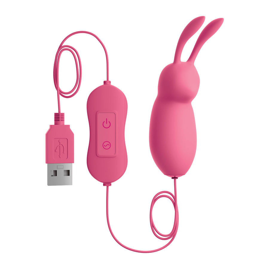 OMG - COELHO BONITO PODEROSO PINK VIBRATOR USB