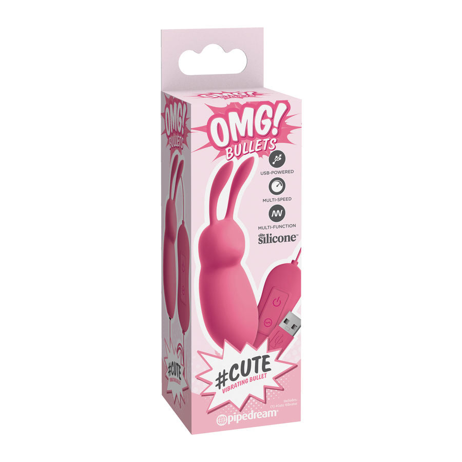 OMG - COELHO BONITO PODEROSO PINK VIBRATOR USB