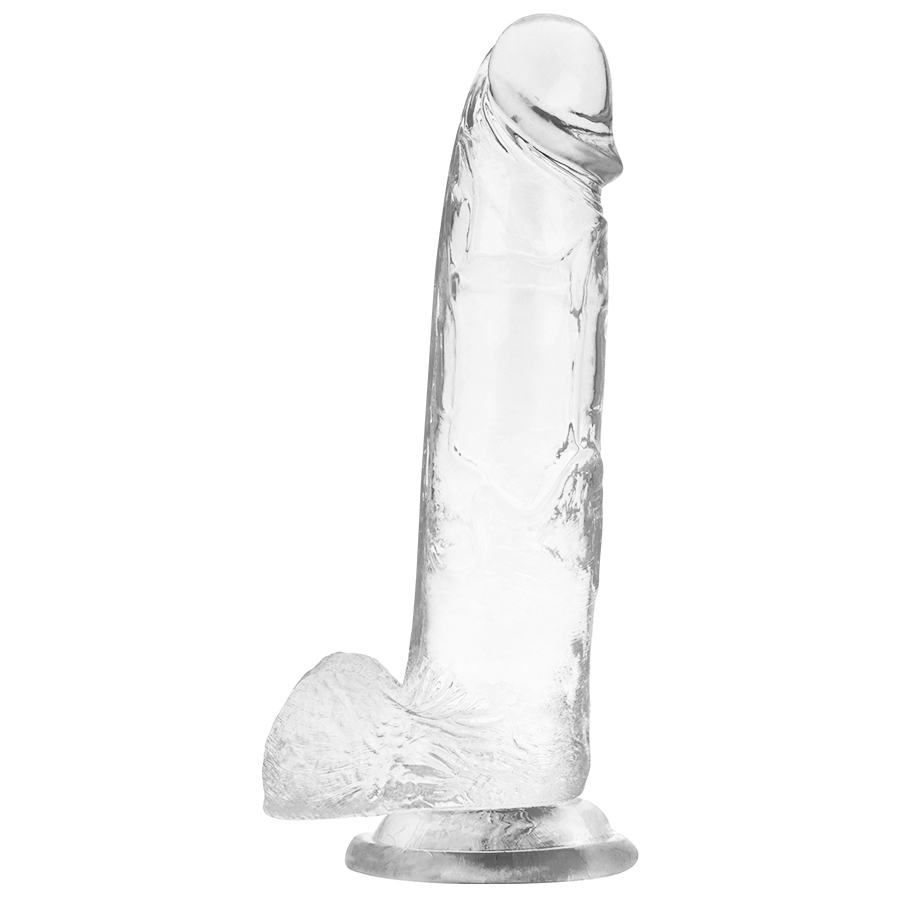 X RAY - DILDO TRANSPARENTE COM BOLAS 22 CM -O- 4.6 CM