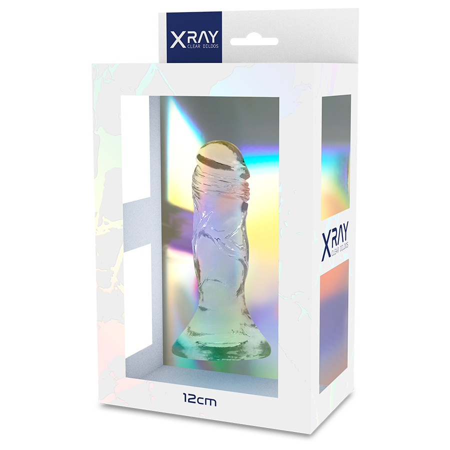 X RAY - DILDO TRANSPARENTE 12 CM -O- 2.6 CM