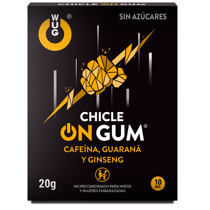 WUG GUM - ON-CAFFEINE 10 UNITS