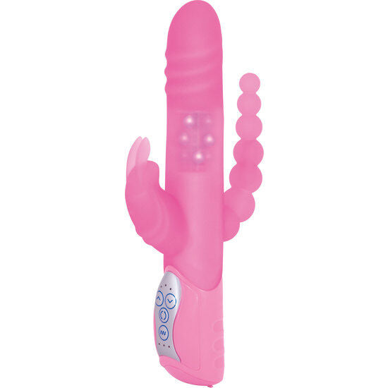 SEVEN CREATIONS - E COELHO TRIPLE PLAYVIBRADOR DE ESTIMULAO TRIPLA ROSA