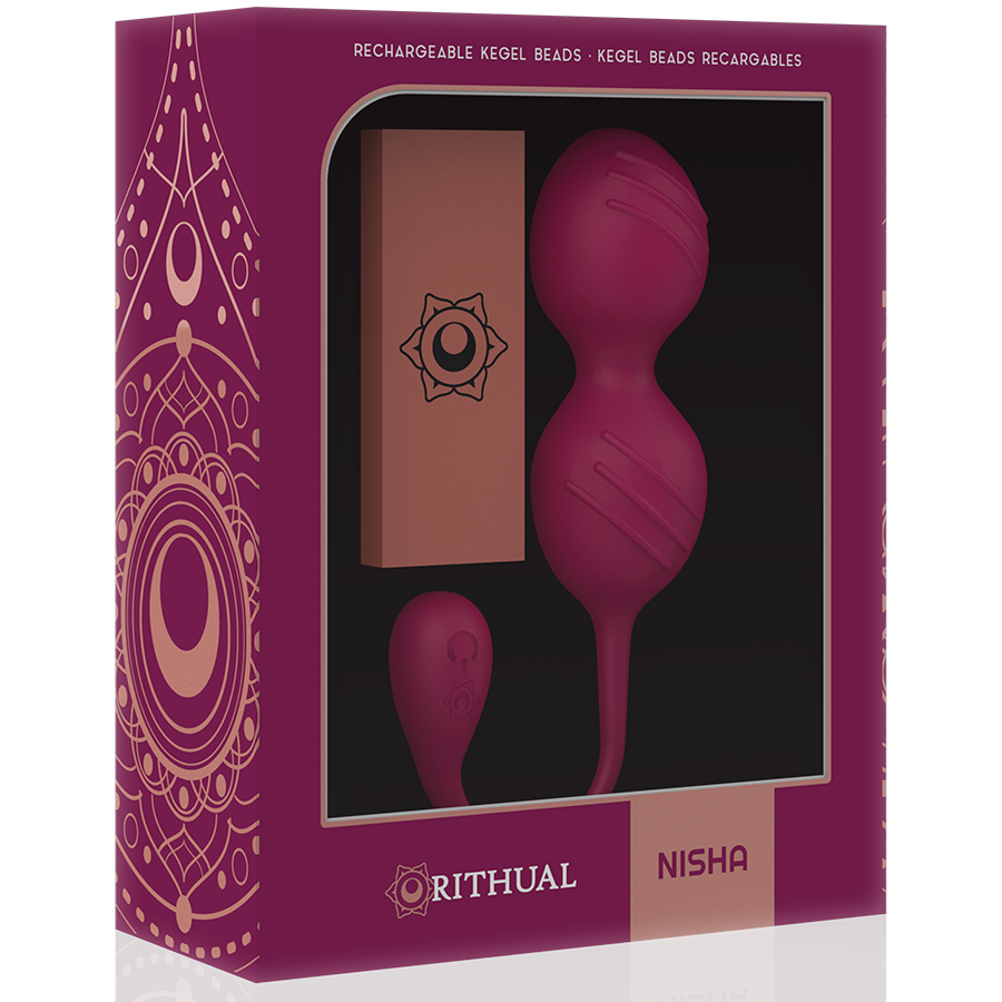 RITHUAL - NISHA BOLAS DE KEGEL VIBRATÓRIAS RECARREGVEIS ORQUÍDEA