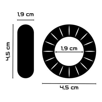 POWERING- ANEL PARA PÊNIS SUPER FLEXÍVEL E RESISTENTE 4,5CM PR07 TRANSPARENTE