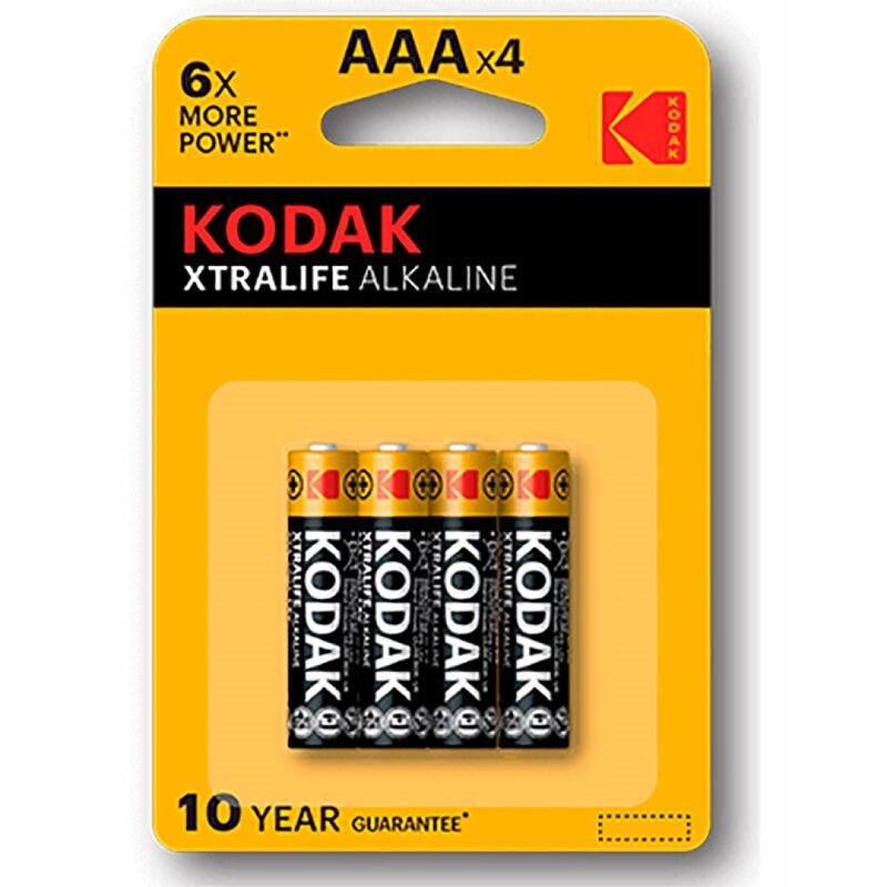 KODAK - BATERIA ALCALINA XTRALIFE AAA LR03 * 4