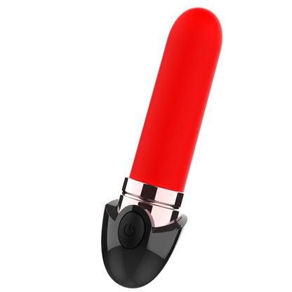 COQUETTE TOYS - BATOM RECARREGVEL VIBRADOR PRETO/ OURO