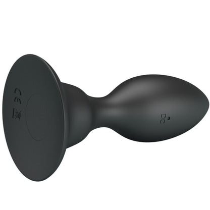 MR PLAY - PLUG ANAL COM CONTROLE REMOTO PRETO