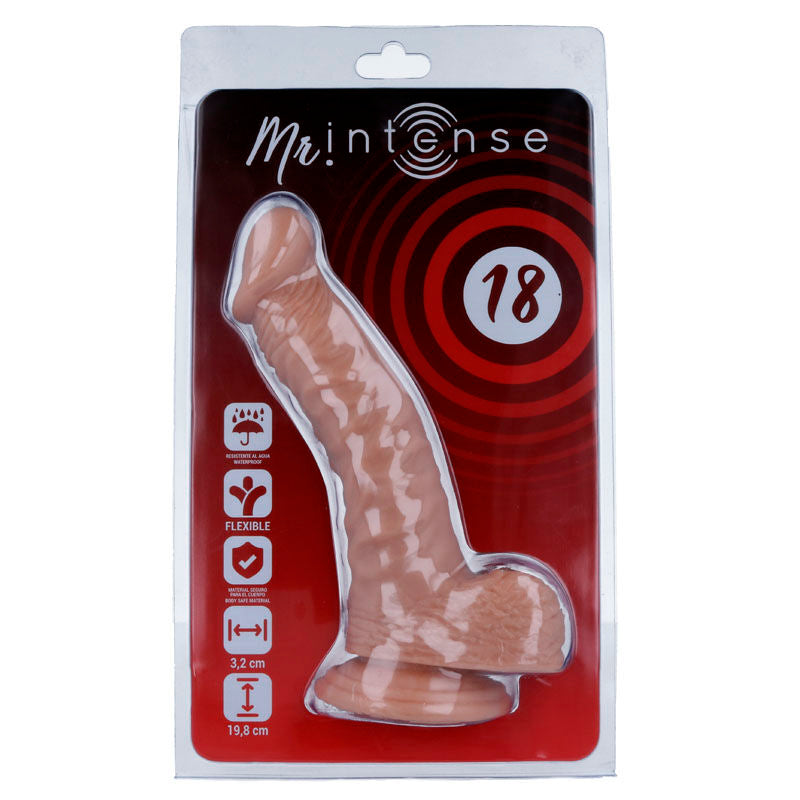 MR INTENSE - 18 REALISTIC PENIS 19.8 CM -O- 3.2 CM